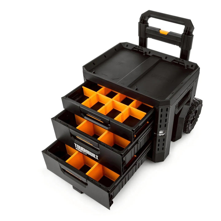 新款TOUGHBUILT 托比爾 附輪抽屜式工具箱-三抽 TB-B1-D-R93 TOUGHBUILT