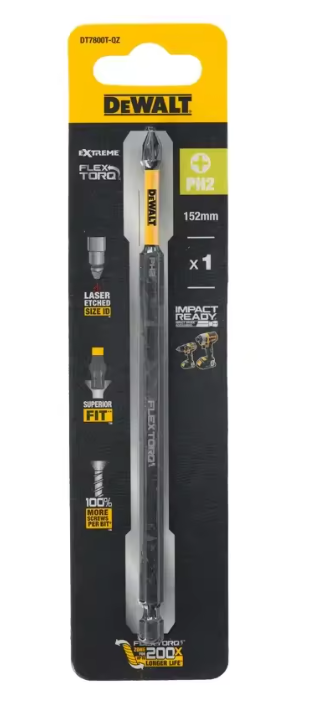 DeWALT DT7800T-QZ - PH2 Flex Torq 152mm 批咀 DeWALT