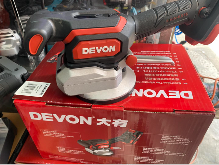 DEVON大有瓷磚平鋪機振動器高功率貼瓷磚神器鋰電池工具地磚振動器5953(淨機器） DEVON