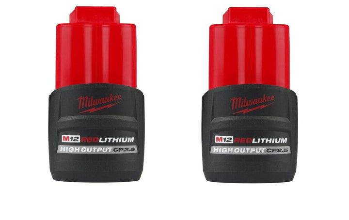 Milwaukee MILWAUKEE M12 REDLITHIUM™ HIGH OUTPUT™ CP2.5 電池*2 MILWAUKEE美沃奇（美行）