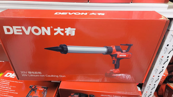 大有DEVON 充電膠槍(鋰20V)(淨機) 6002-Z 20V玻璃膠槍(淨機） 豐業五金裝飾工程有限公司