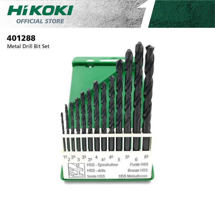 Hikoki Metal HSS Drill Bit Set 401288 (13 pcs) Hikoki