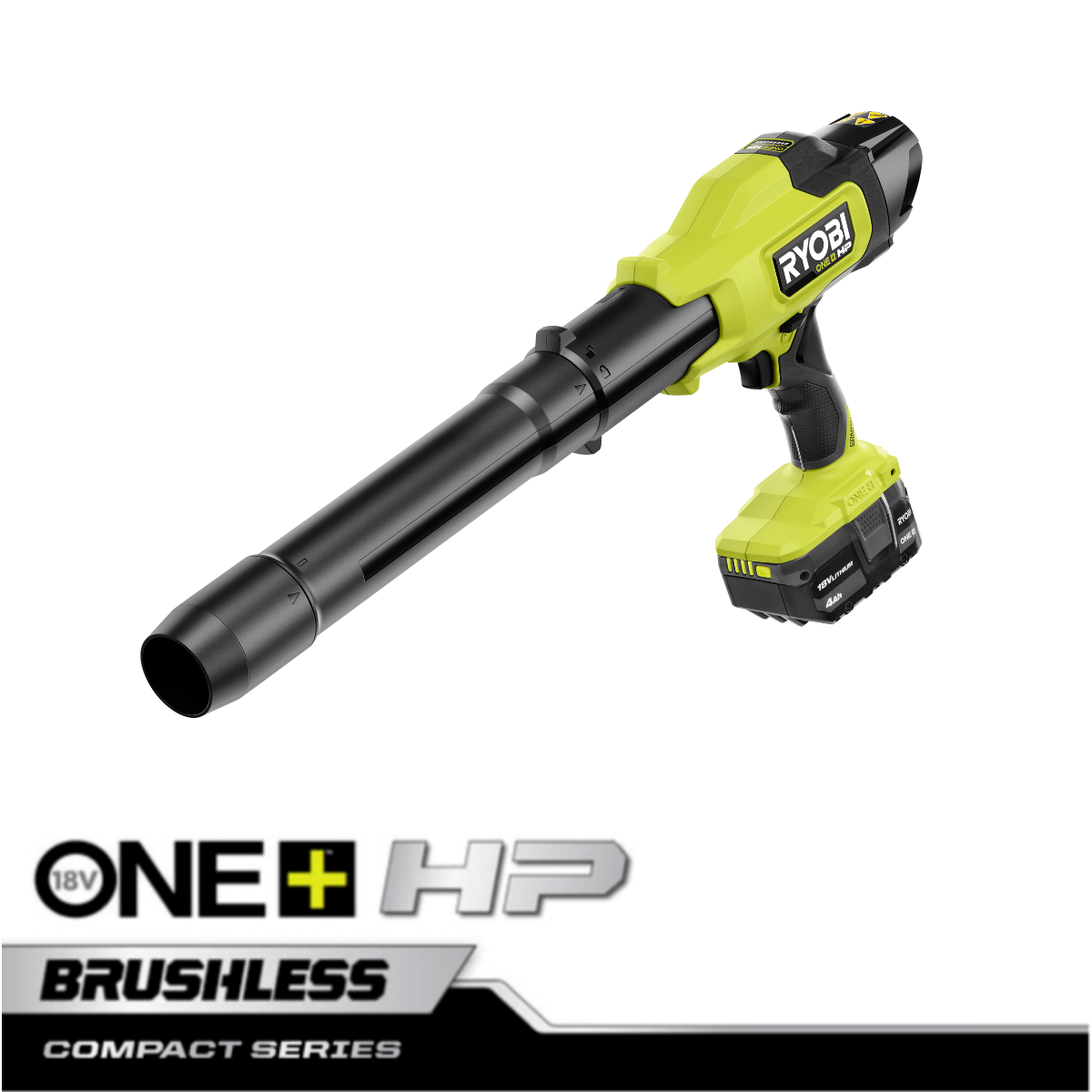 RYOBI 18V ONE+ HP PSBLB01 Compact Brushless 220 CFM Blower 4AH Battery ...