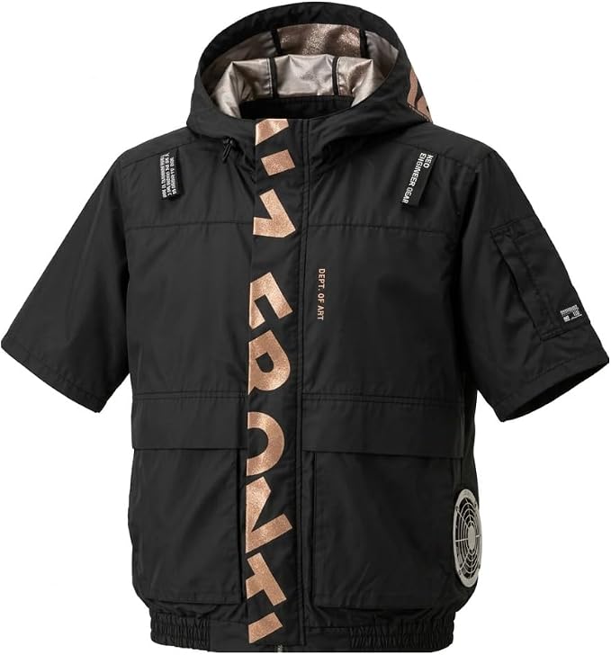 空調服　IZ FRONTIER BURTLE FIVES × I'Z FRONTIER FIVES #10235AS短袖空調服特別款高級金色限定款