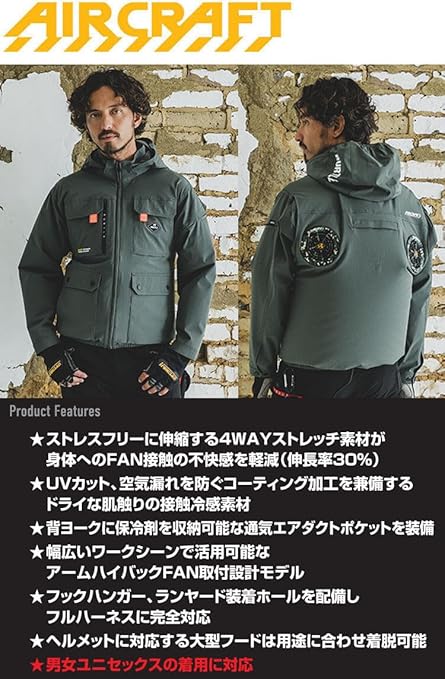 日本直送 BURTLE AC2031 米爾綠色 S碼 Air Craft 外套（男女通用）S碼現貨發售 Burtle
