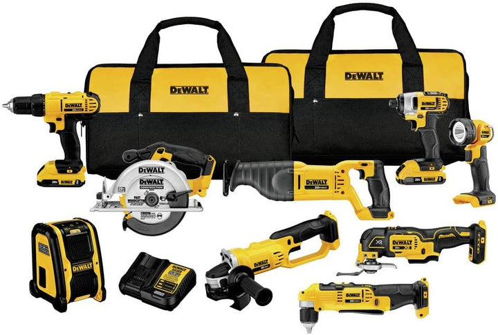 美國 DEWALT 20V MAX 無線電鑽組合套組，9 件入套裝（DCK940D2）預購14個工作日 DEWALT