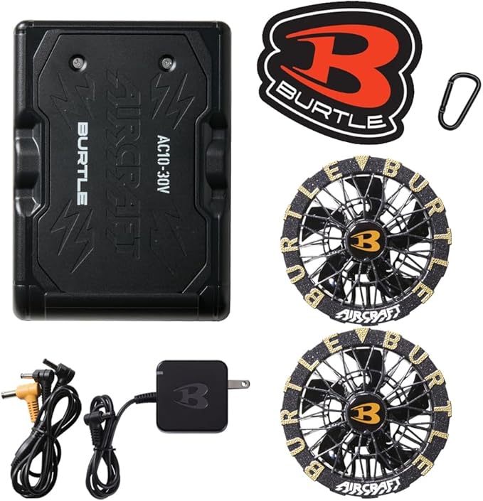 BURTLE AIRCRAFT AC09 本体24v Burtle Aircraft AC09 24V 4900mAh fan shirt black battery/fan (2025