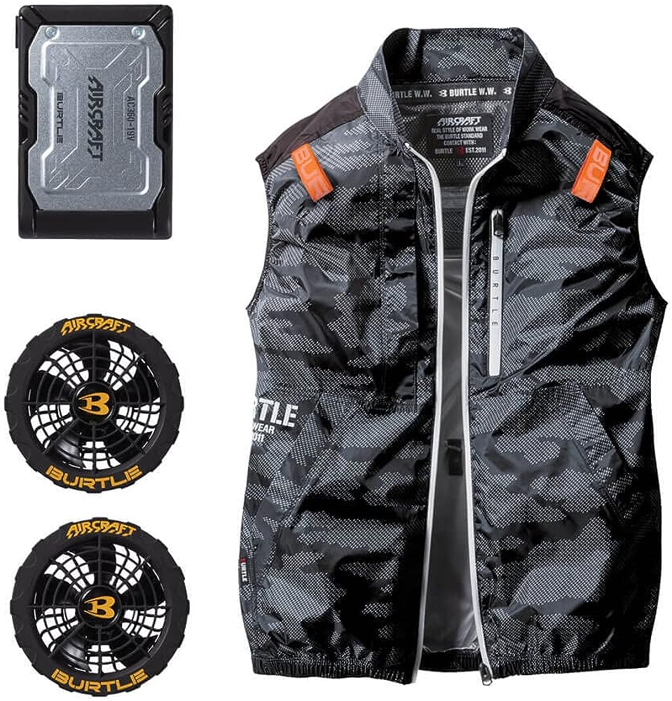 その他 BURTLE AIR CRAFT22V Japan direct delivery BURTLE Air Craft Air Craft vest black fan