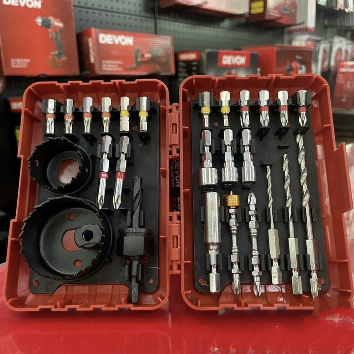 Devon大有27件衝擊起子機配件套裝D-DBS-27P電動工具配件 衝擊批電批專用 Devon