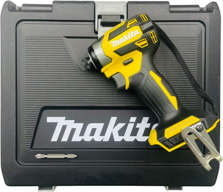 日本島內版Makita 牧田2023新款衝擊起子黃色僅主體+原裝防塵防水收納盒（電池和充電器另售） Makita