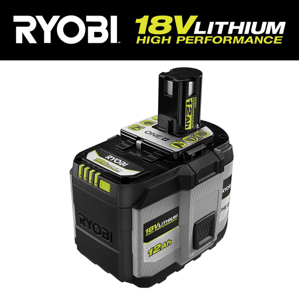 RYOBI 18V ONE+ 12AH 高性能鋰電池 PBP1012（新品預購） RYOBI 良明（美國）