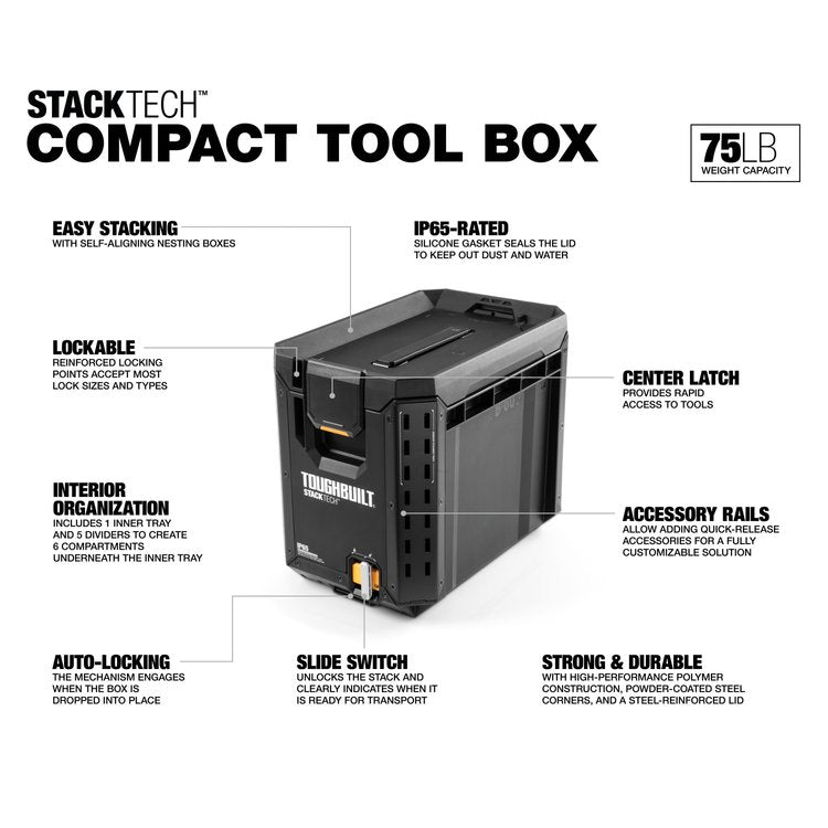 Toughbuilt StackTech Compact Tool Box TB-B1-B-60C – 豐業五金裝飾工程有限公司