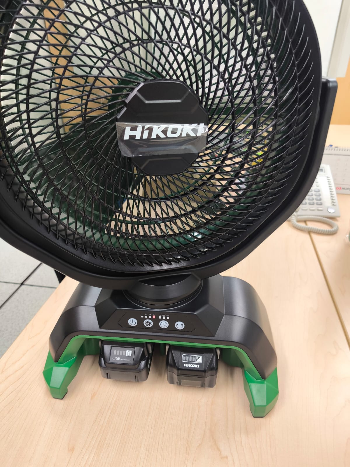 Hikoki無線風扇UF18DA鋰電池/AC220V兩用日本Hikoki高壹(Hitachi日立