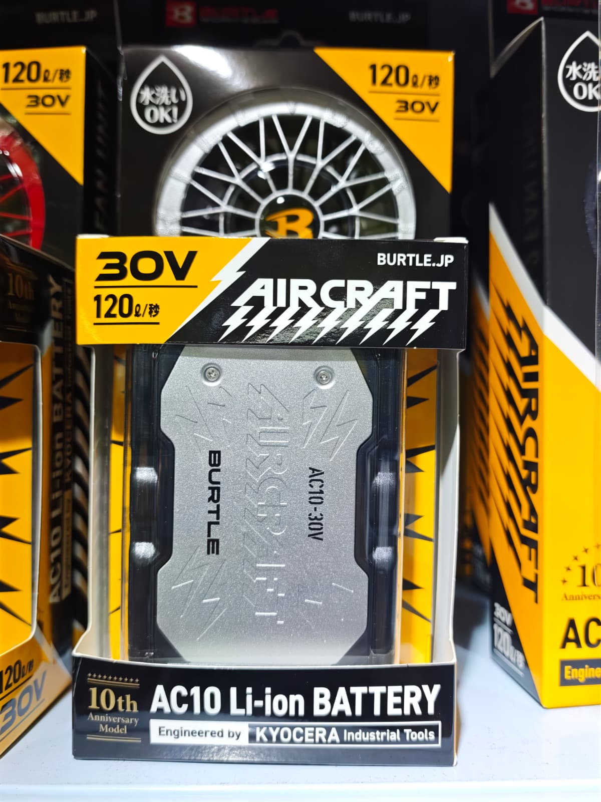 限量鈦金版｜日本BURTLE AC10 / AC10-2 風扇+電池組】✨ 30V 防水可