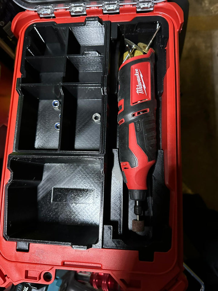 Milwaukee PACKOUT 米沃奇 3D打印 3404 3453 配件 8435配件 只是紅色底盘,共1件组件打印時間長 （8435工具箱和3404 3453 不包括） Milwaukee