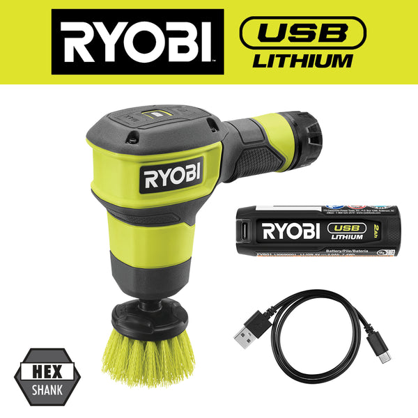 RYOBI USB 鋰電洗滌器套件 -新品獨家販售預購