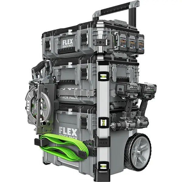 新款FLEX STACK PACK™ 3 件套儲存系統工具箱 FLEX 24V