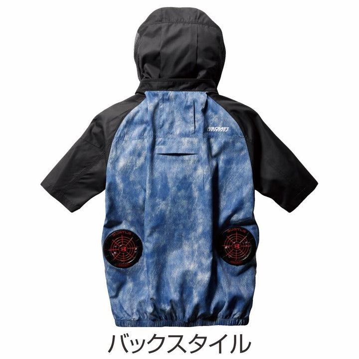 日本直送BURTLE 飛機短袖外套 AC1176 男士空調夏季工作服(單衣服） 日本直送BURTLE