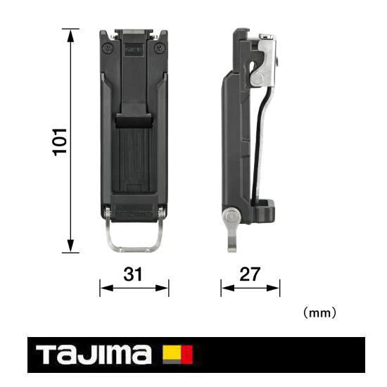 日本直送 TAJIMA SFC-SHLD 安全固定器軀幹帶用夾式 Tajima