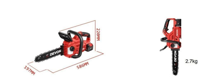 2022新品DEVON大有4557 12寸鋰電無刷電鏈鋸 DEVON大有