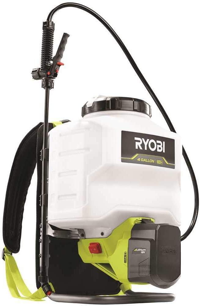 2022新品美國RYOBI ONE+ 18V 無繩電池 4 加侖2.0 Ah*1電池充電器的背包式噴霧器(預購15-25日） RYOBI 良明（美行）