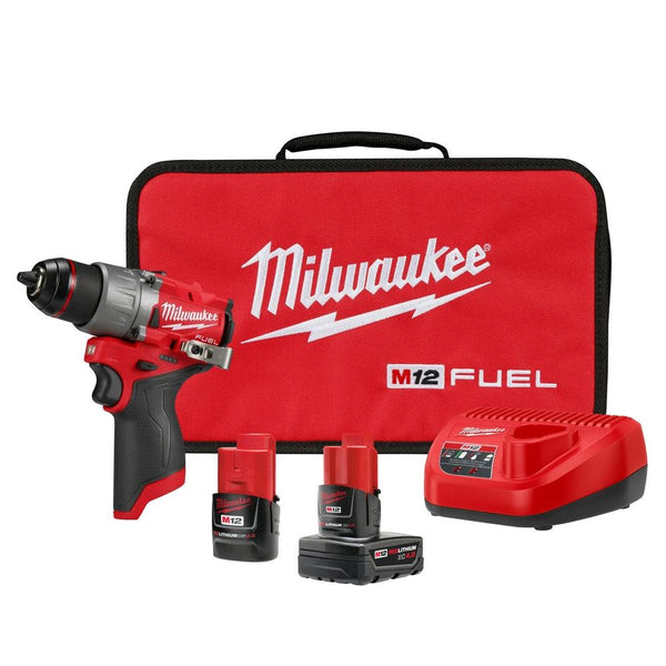 2022 Milwaukee M12 FUEL 1/2" 電鑽2.0+4.0AH套裝現貨發售 PIPELINE 2022 -美沃奇Milwaukee （美行）