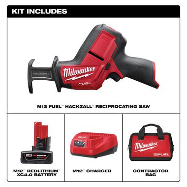 Milwaukee M12 FUEL HACKZALL 往復鋸套裝+M12 REDLITHIUM™ HIGH OUTPUT™ XC5.0 *1（新品預購） MILWAUKEE美沃奇（美行）