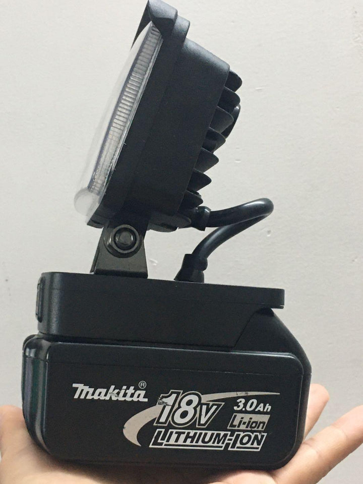 5寸電池工作燈兼容牧田Makita 18V鋰離子電池 新款鋰電池工作燈