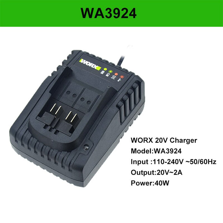 WORX 20V 電池充電器 寬接口快充 WA3924  /WA3922 WORX 威克士
