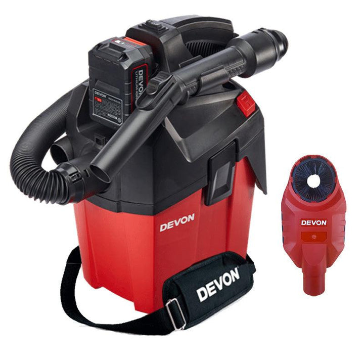 DEVON大有20V鋰電充電式吸塵器無線便攜強力工業除塵電動工具4713 DEVON大有