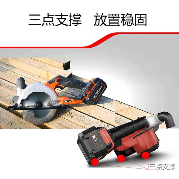 2022新品DEVON大有鋰電電圓鋸充電式手提鋸切割機電鋸木工小型5835 Devon 大有