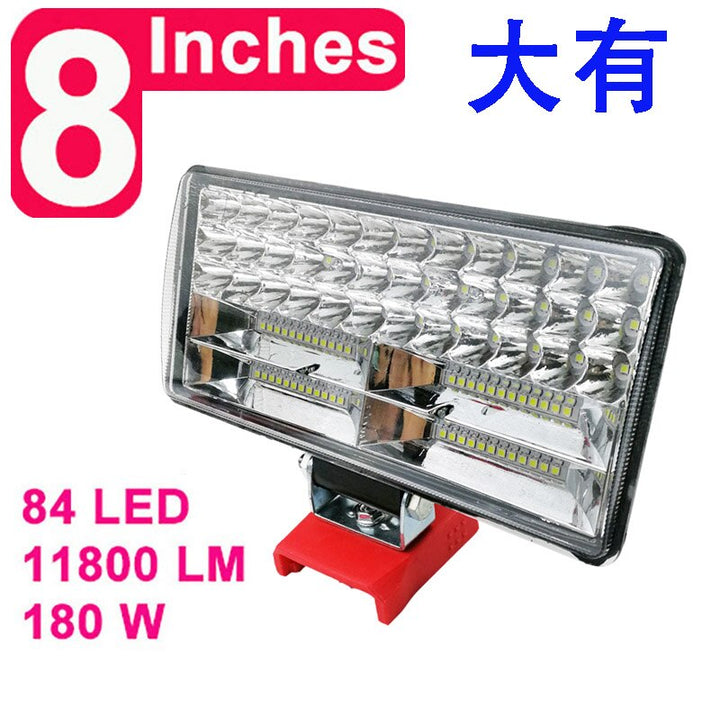 LED 鋰電池工作燈手電筒電筒聚光燈適用於Devon DEVON大有