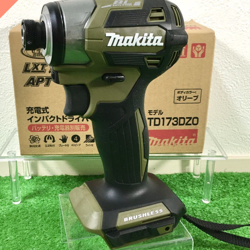 2023新款牧田 Makita 18V 日本製島內機無刷衝擊起子機TD173D（僅主機●橄欖綠） Makita