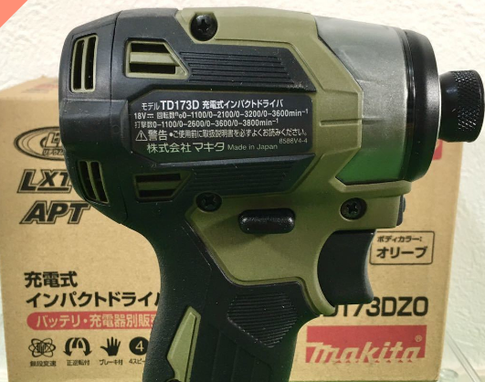 2023新款牧田 Makita 18V 日本製島內機無刷衝擊起子機TD173D（僅主機●橄欖綠） Makita