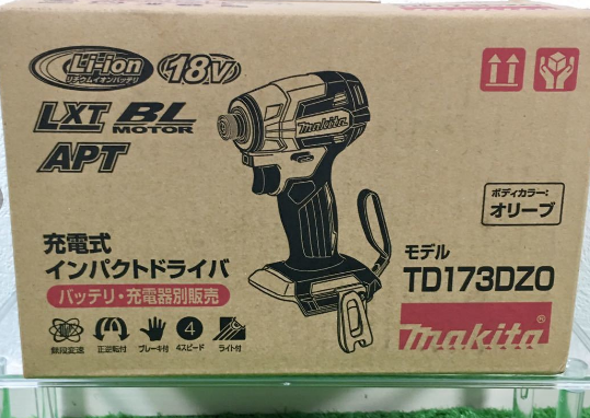 2023新款牧田 Makita 18V 日本製島內機無刷衝擊起子機TD173D（僅主機●橄欖綠） Makita