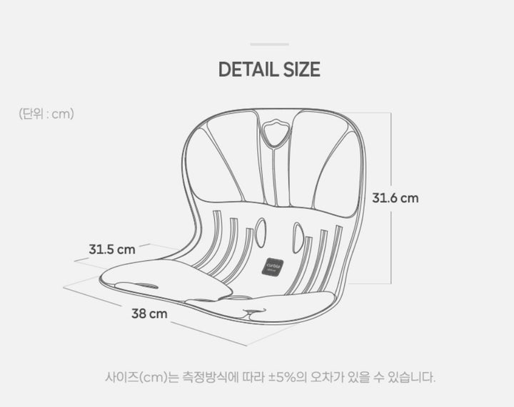 韓國製🇰🇷Curble Wider 坐墊矯正椅背（母親節特別優惠價：HK$450） 韓國代購