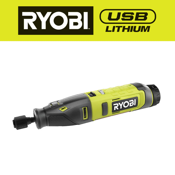 2023新款RYOBI USB Lithium Rotary Tool USB鋰電旋轉工具套裝（預購14個工作日） RYOBI 良明（美行）