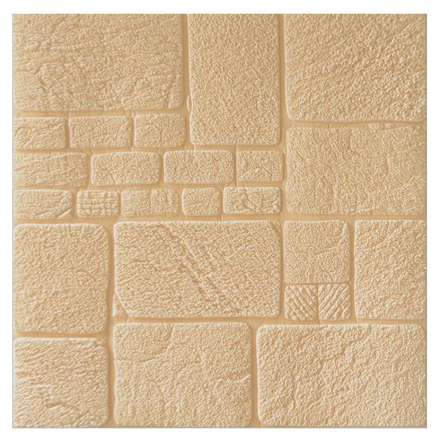 3D牆貼加厚砂岩自粘牆紙磚紋撞色客廳牆貼臥室70*70CM 3D墻貼